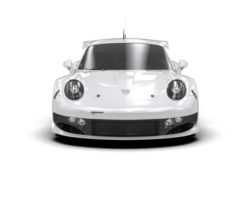 Realistic race car isolated on background. 3d rendering - illustration png