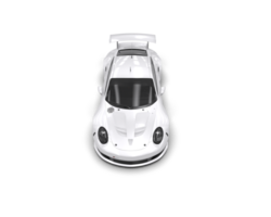 Realistic race car isolated on background. 3d rendering - illustration png
