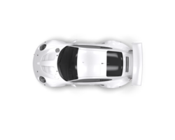 Realistic race car isolated on background. 3d rendering - illustration png