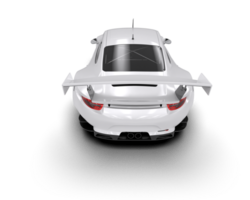 Realistic race car isolated on background. 3d rendering - illustration png