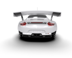 Realistic race car isolated on background. 3d rendering - illustration png