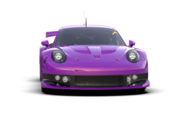 Realistic race car isolated on background. 3d rendering - illustration png