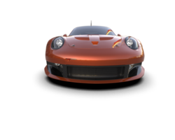 Realistic race car isolated on background. 3d rendering - illustration png