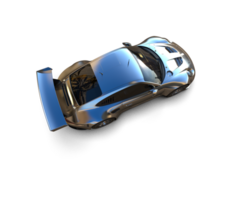 Realistic race car isolated on background. 3d rendering - illustration png