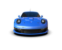 Realistic race car isolated on background. 3d rendering - illustration png