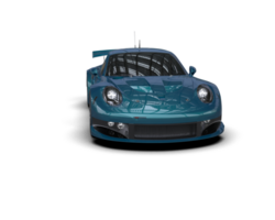 Realistic race car isolated on background. 3d rendering - illustration png