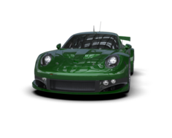 Realistic race car isolated on background. 3d rendering - illustration png