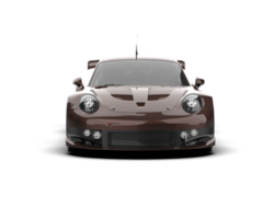 Realistic race car isolated on background. 3d rendering - illustration png