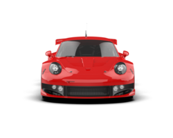 Realistic race car isolated on background. 3d rendering - illustration png