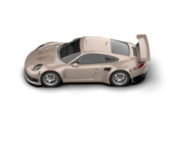 Realistic race car isolated on background. 3d rendering - illustration png