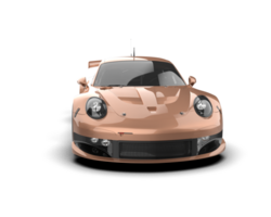 Realistic race car isolated on background. 3d rendering - illustration png
