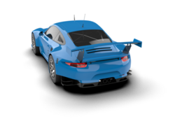 Realistic race car isolated on background. 3d rendering - illustration png