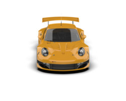 Realistic race car isolated on background. 3d rendering - illustration png