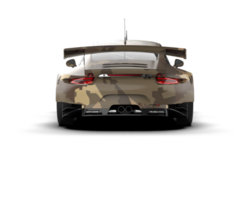 Realistic race car isolated on background. 3d rendering - illustration png
