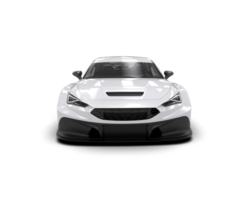 Realistic race car isolated on background. 3d rendering - illustration png