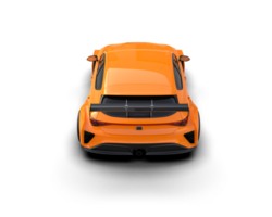 Realistic race car isolated on background. 3d rendering - illustration png
