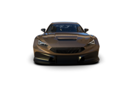 Realistic race car isolated on background. 3d rendering - illustration png