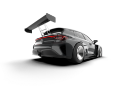 Realistic race car isolated on background. 3d rendering - illustration png