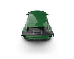 Realistic race car isolated on background. 3d rendering - illustration png