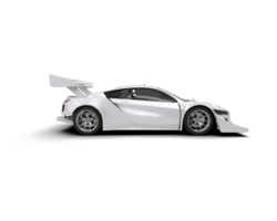 Realistic race car isolated on background. 3d rendering - illustration png