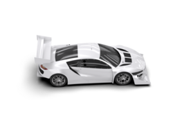 Realistic race car isolated on background. 3d rendering - illustration png