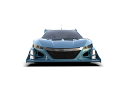 Realistic race car isolated on background. 3d rendering - illustration png