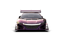 Realistic race car isolated on background. 3d rendering - illustration png