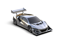 Realistic race car isolated on background. 3d rendering - illustration png