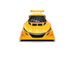 Realistic race car isolated on background. 3d rendering - illustration png