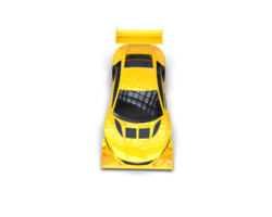 Realistic race car isolated on background. 3d rendering - illustration png