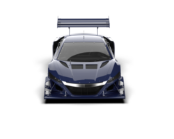 Realistic race car isolated on background. 3d rendering - illustration png