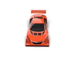 Realistic race car isolated on background. 3d rendering - illustration png