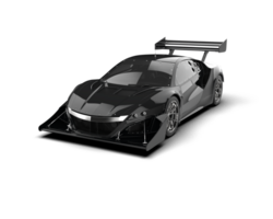 Realistic race car isolated on background. 3d rendering - illustration png