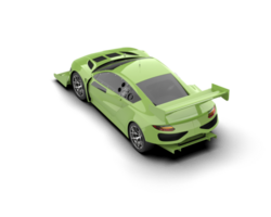 Realistic race car isolated on background. 3d rendering - illustration png