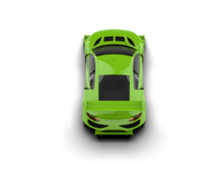 Realistic race car isolated on background. 3d rendering - illustration png