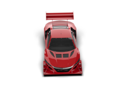 Realistic race car isolated on background. 3d rendering - illustration png