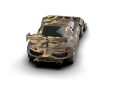 Realistic race car isolated on background. 3d rendering - illustration png