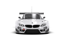 Realistic race car isolated on background. 3d rendering - illustration png