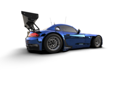 Realistic race car isolated on background. 3d rendering - illustration png