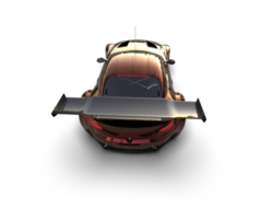 Realistic race car isolated on background. 3d rendering - illustration png