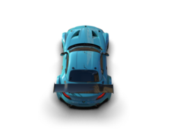 Realistic race car isolated on background. 3d rendering - illustration png
