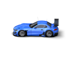 Realistic race car isolated on background. 3d rendering - illustration png