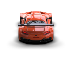 Realistic race car isolated on background. 3d rendering - illustration png