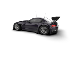 Realistic race car isolated on background. 3d rendering - illustration png