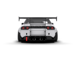 Realistic race car isolated on background. 3d rendering - illustration png