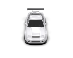 Realistic race car isolated on background. 3d rendering - illustration png