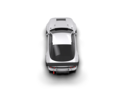 Realistic race car isolated on background. 3d rendering - illustration png