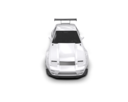 Realistic race car isolated on background. 3d rendering - illustration png