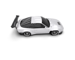 Realistic race car isolated on background. 3d rendering - illustration png