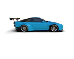 Realistic race car isolated on background. 3d rendering - illustration png